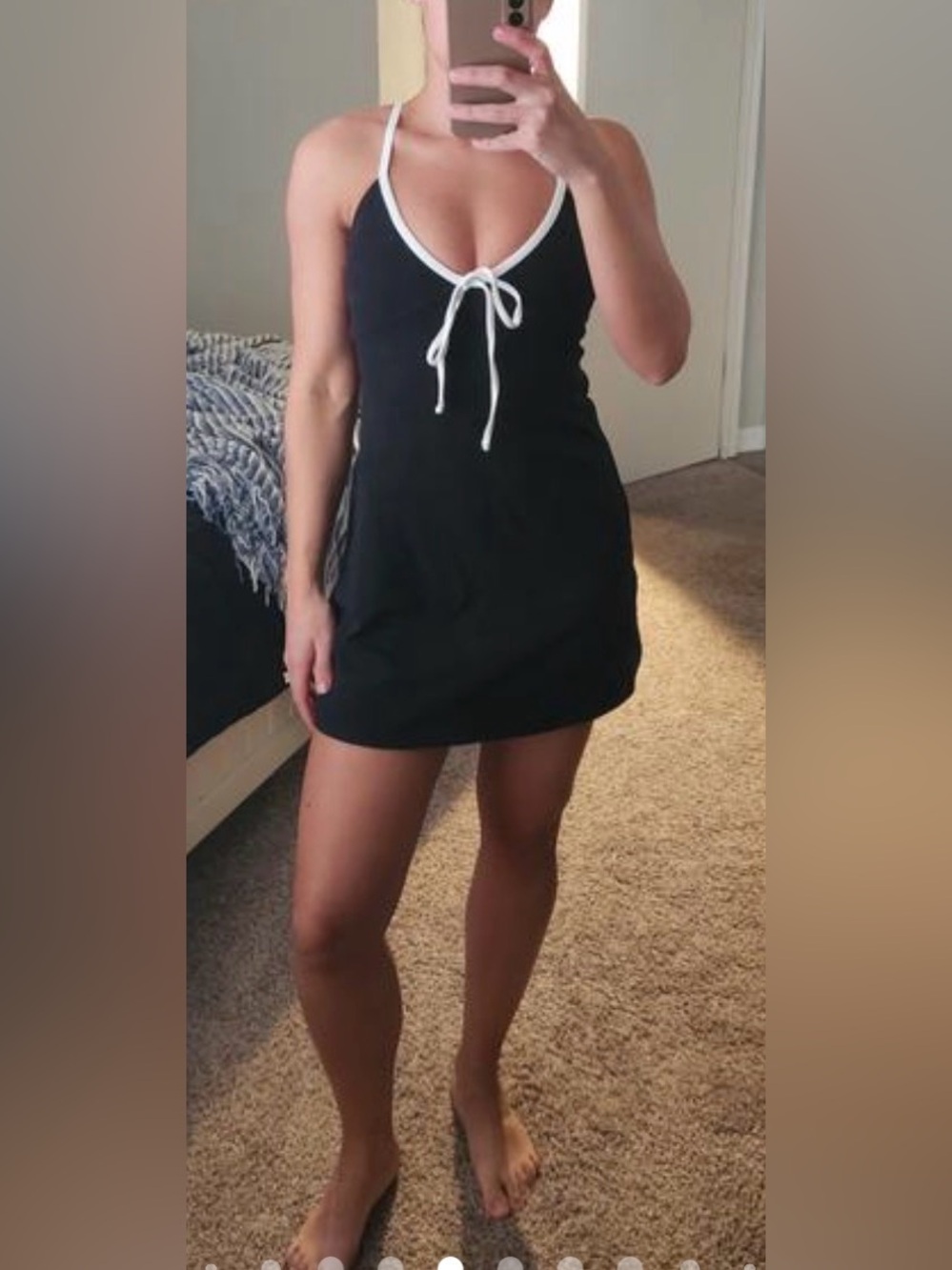 Abercrombie YPB studioFLEX Cami Mini Dress